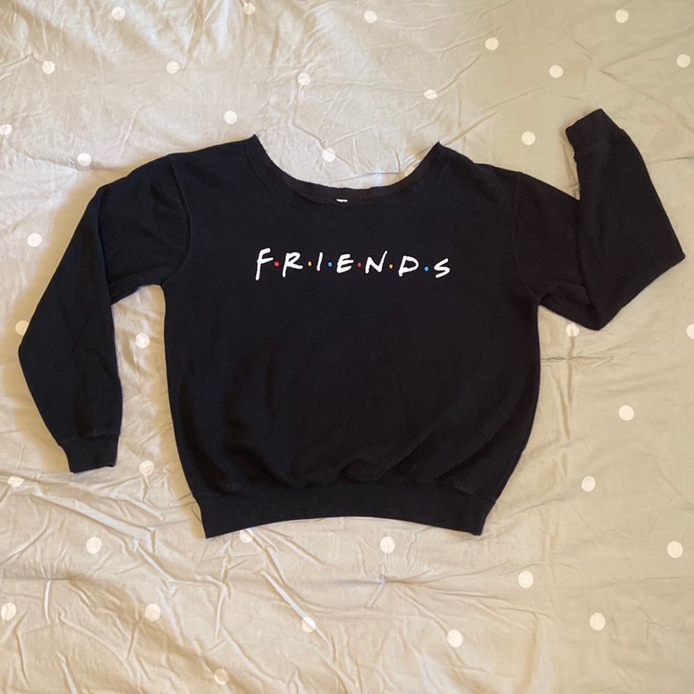 Friends Off Shoulder Sweater